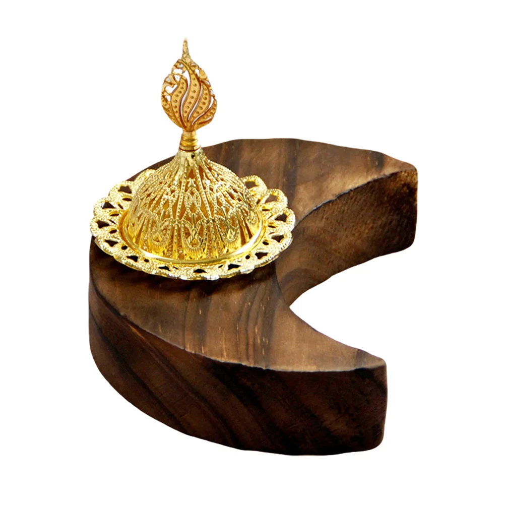 

Simple Crescent Moon Incense Burner Desktop Crescent Moon Aromatherapy Censer