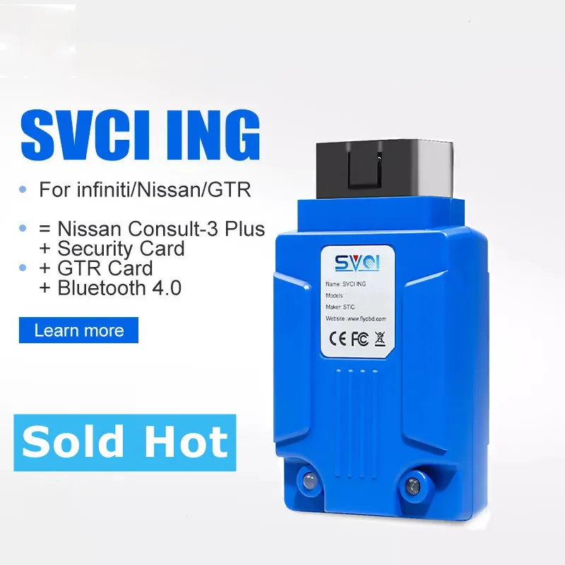 

Инструмент Диагностический SVCI ING для Infiniti / Nissan / GTR