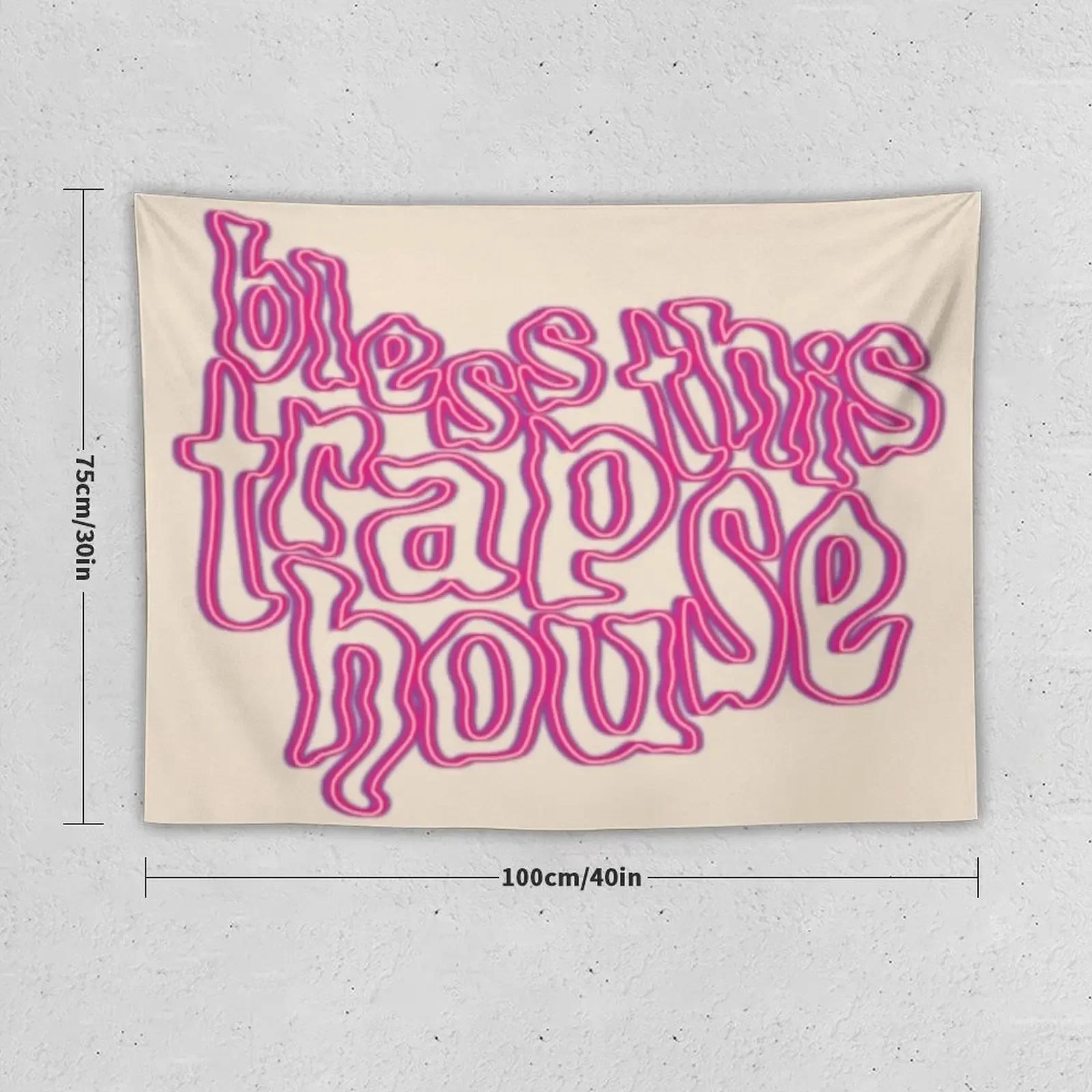 Голубая ловушка искусственное эстетическое украшение декор для комнаты гобелен