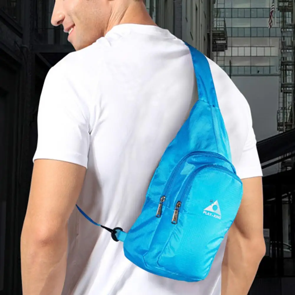 Складная мини-сумка через плечо компактного размера из полиэстера компактная