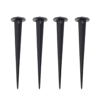 4pcs practical ground spike lawn lamp ground stakes landscape lights ground spike for garden outdoor patio yard with m5 screw