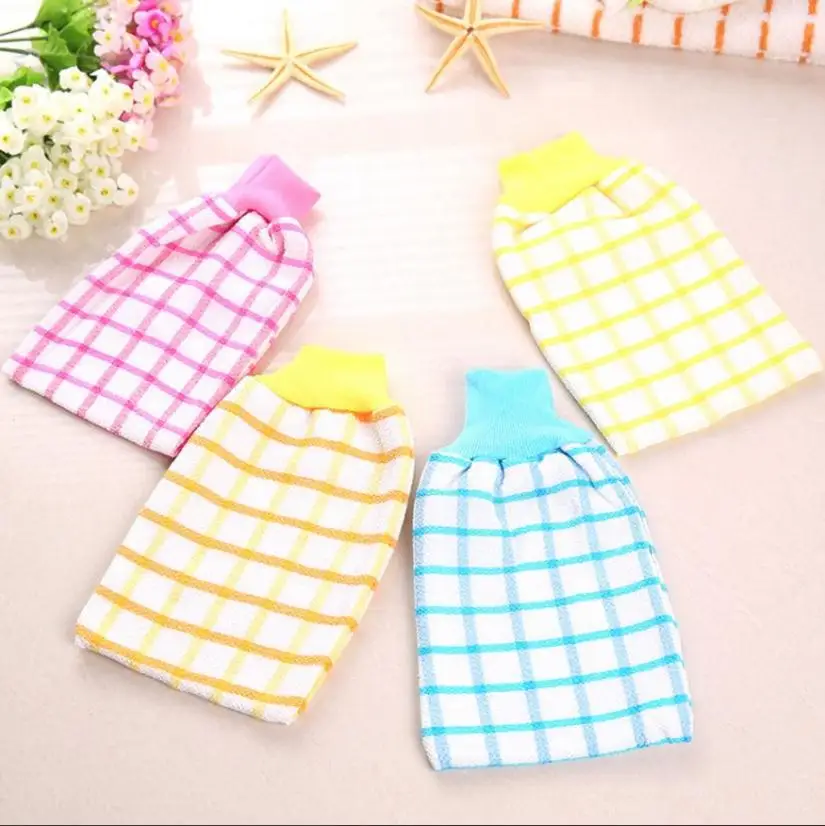 

Bath Gloves Bath Towels Bathroom Double Sided Bath Towels