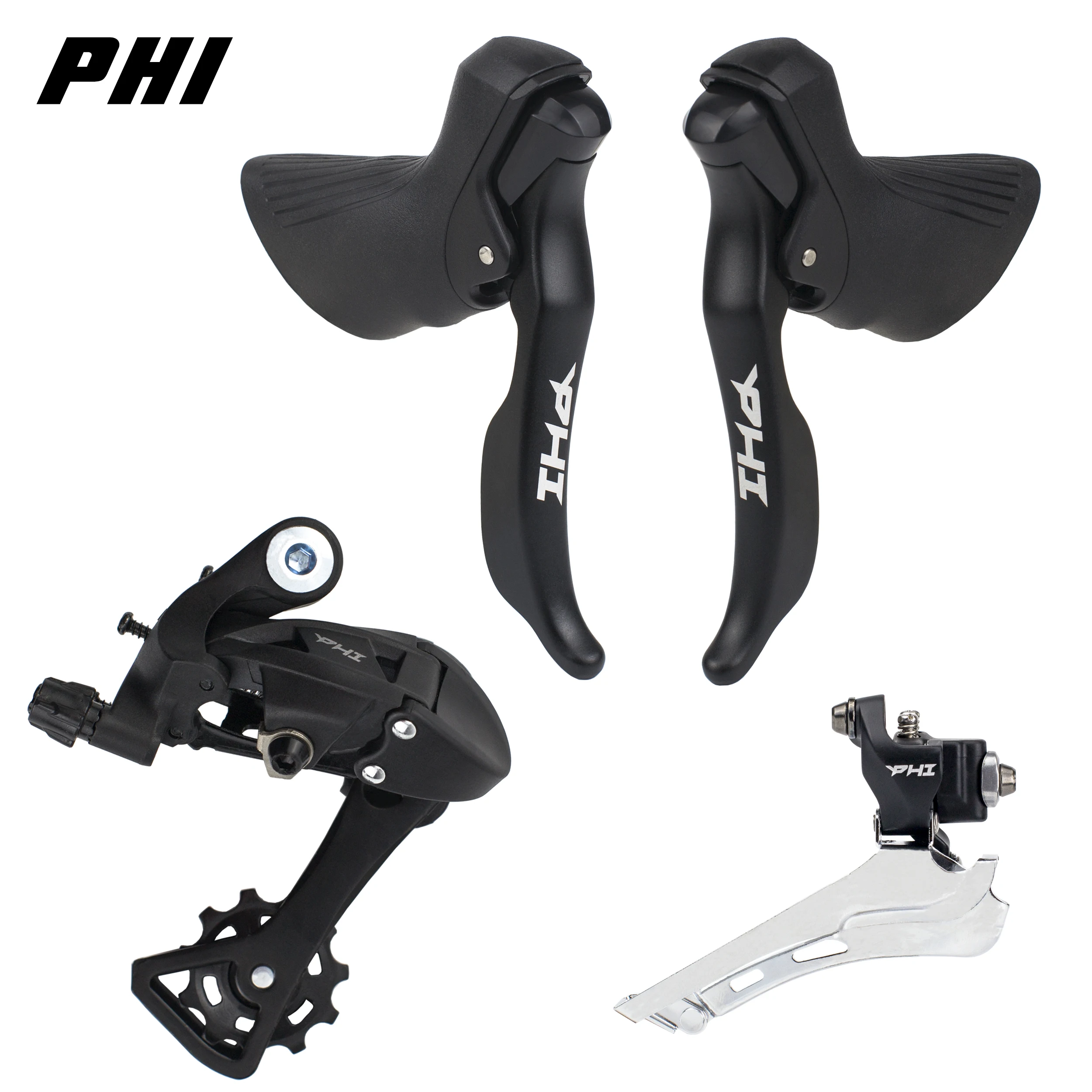 

SENSAH PHI Road Bike 2x10 Speed Shifters Derailleur Groupset Lever Brake Bicycle Shifter L/R Fore Rear for 5800 105 4700 Tiagra