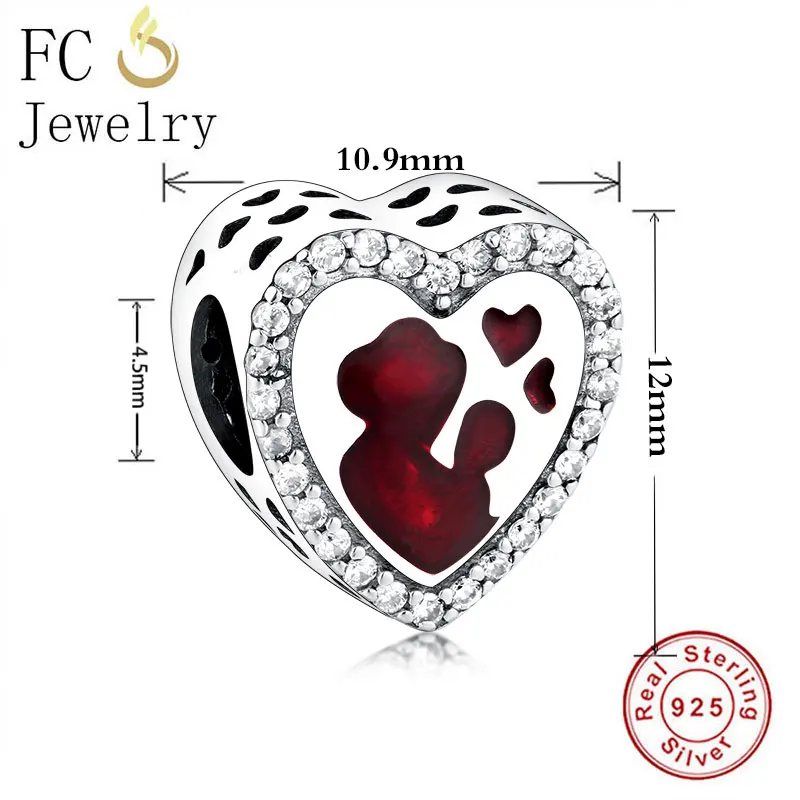 FC ювелирные изделия Аутентичные 100% 925 бриллиантовые обнимательные детские
