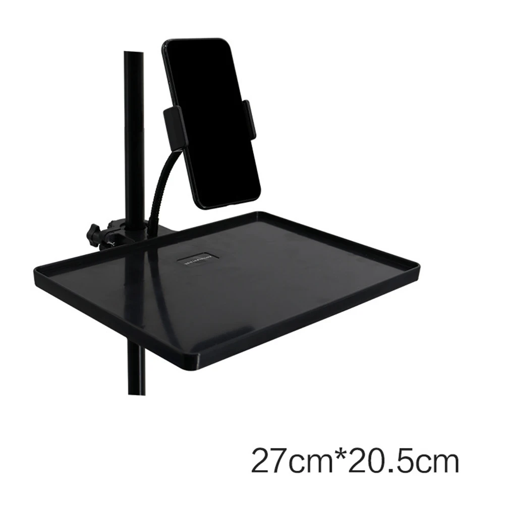 

Microphone Stand Soundcard Tray For Live Tripod Bracket Phone Holder Clamp Performance Live Stand Tray Audio Equipment