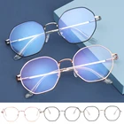 Очки компьютерные с защитой от сисветильник для мужчин и женщин, модные ультрасветильник портативные винтажные очки с металлической оправой, 1 шт.