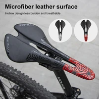 hollow breathable bicycle seat microfibre leather bicycle saddle shock absorption mountain bike saddle %d1%81%d0%b5%d0%b4%d0%bb%d0%be %d0%b4%d0%bb%d1%8f %d0%b2%d0%b5%d0%bb%d0%be%d1%81%d0%b8%d0%bf%d0%b5%d0%b4%d0%b0