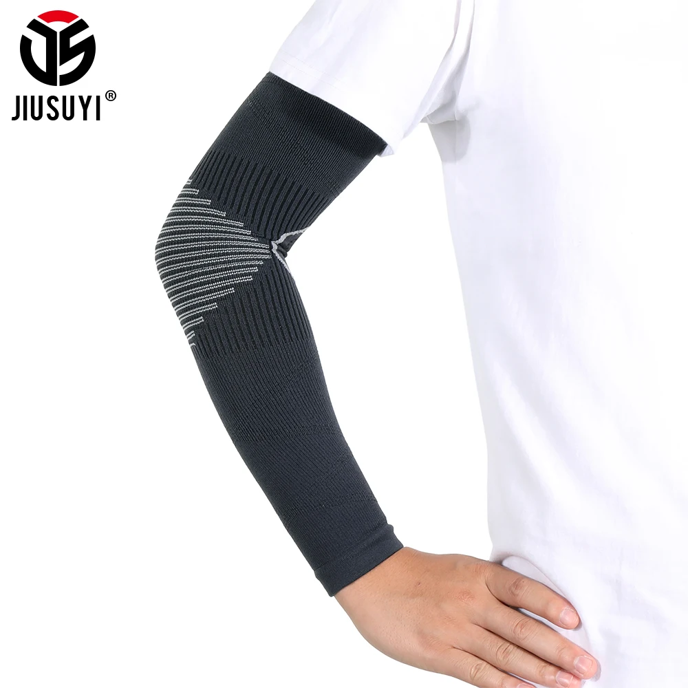 Compression Arm Sleeve Warmers Outdoor Sport Cycling Camping Running Fishing Elbow Pads Sun Protection Hand Protector Cover Cuff