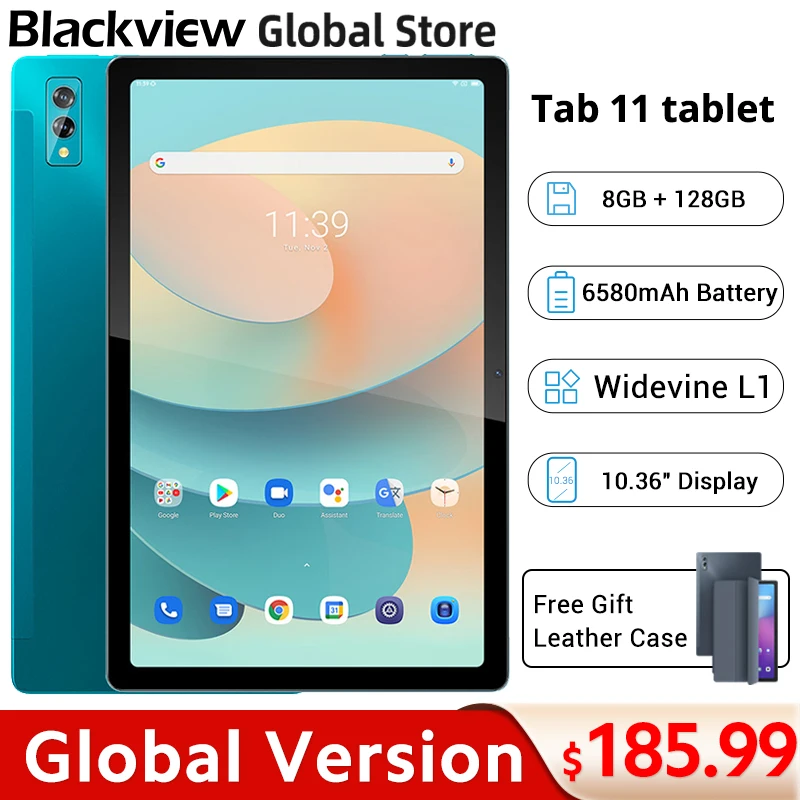 

Планшет Blackview Tab 11, 8 + 128 ГБ, 10,36 дюйма, Android 11, 6580 мА ч