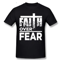 faith over fear t shirt christian shirt distressed inspirational tee christian shirts for men women faith in jesus christ tee