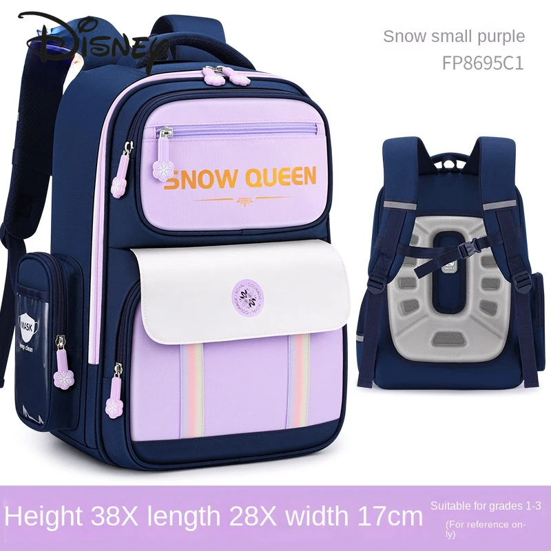 Disney 2023 New Girls' Backpack Fashion High Quality Student Backpack Cute Small Fresh Versatile Children's School Backpack