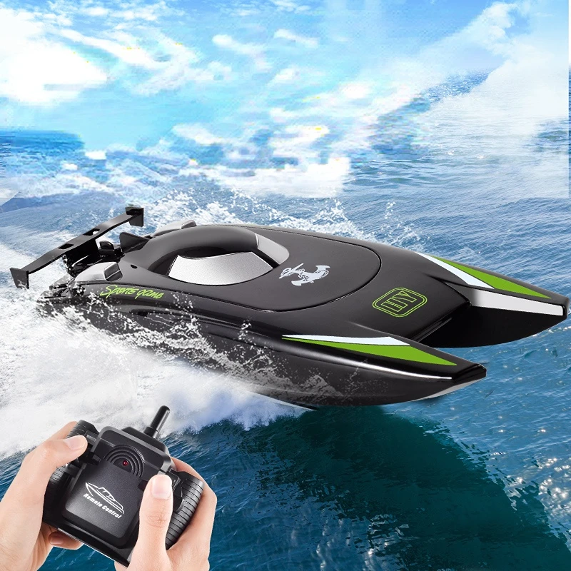 Catamaran RC Boat Speedboat Oversized Water Yacht Electric Boat Model Waterproof Children's Boy Toy Boat
