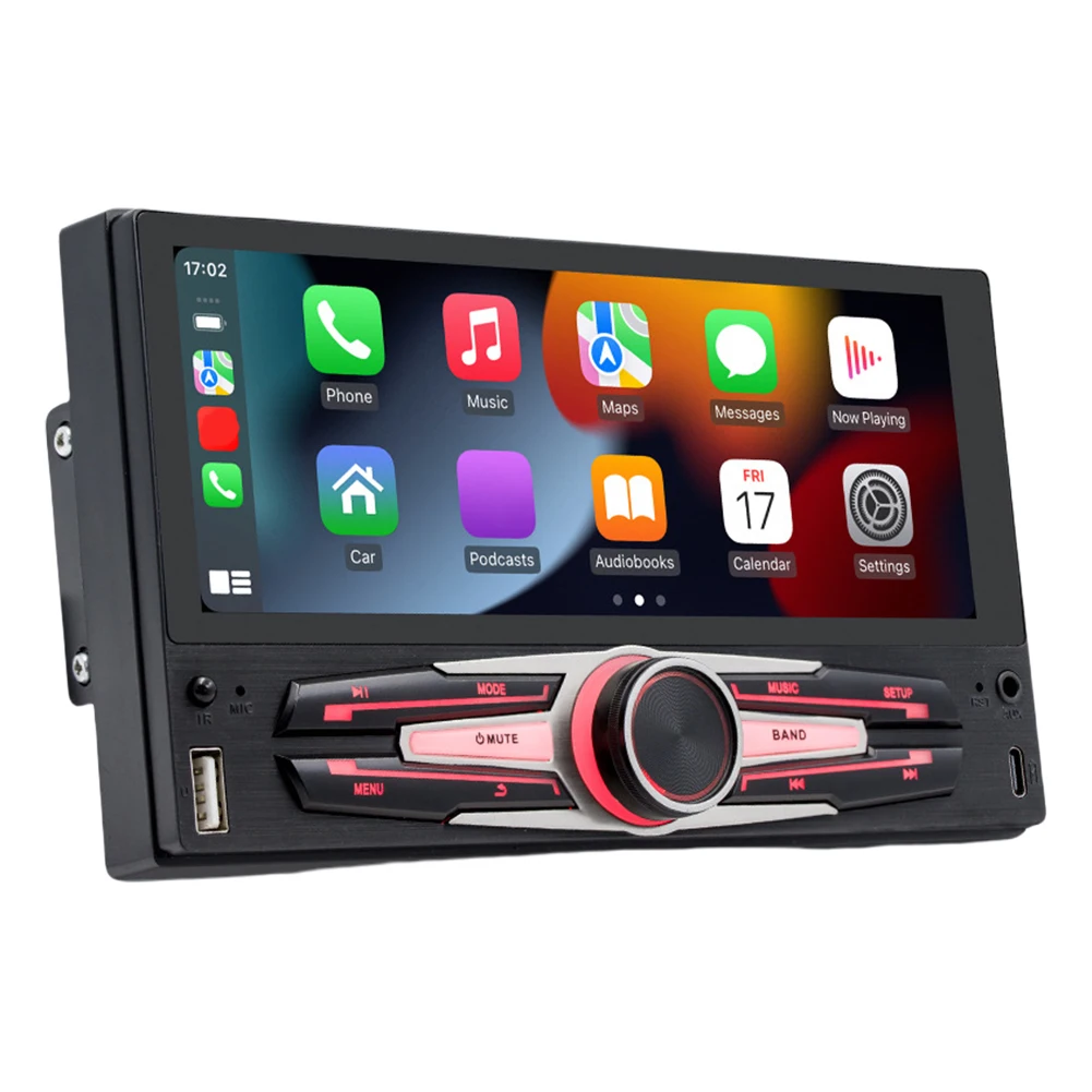6 86 дюймовый беспроводной CarPlay Android автомобильный радиоприемник центральный