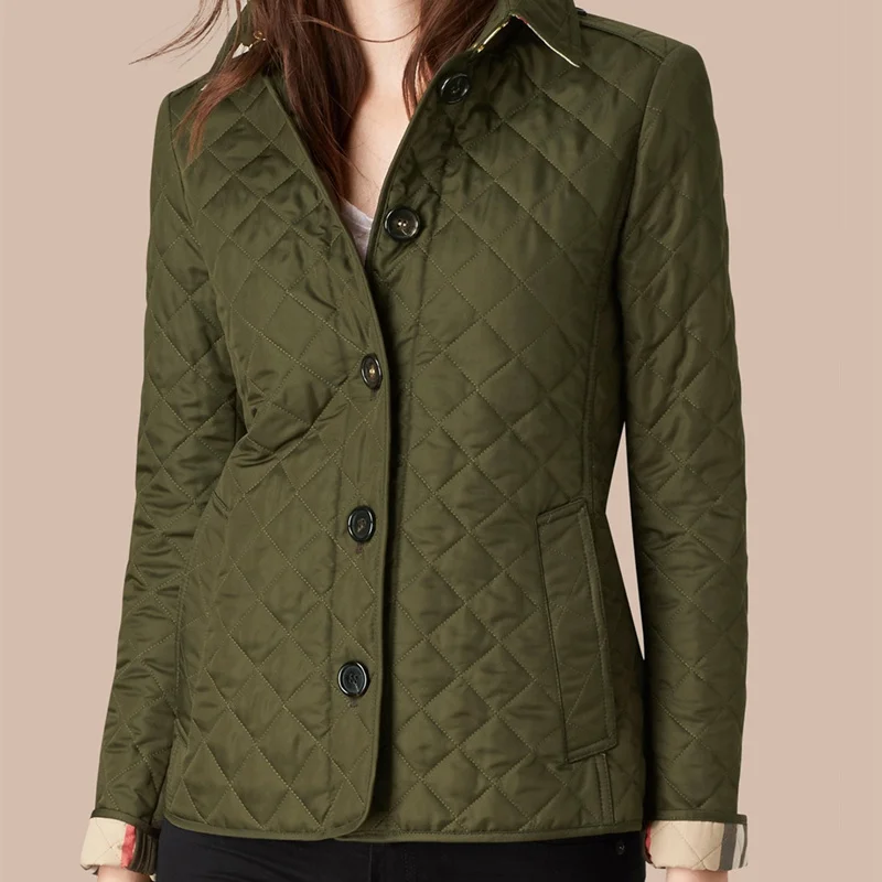 Women Knight Double Elegant Jacket Long Sleeve Vintage Coat Casual Ladies Windbreaker Luxury Designer Clothes