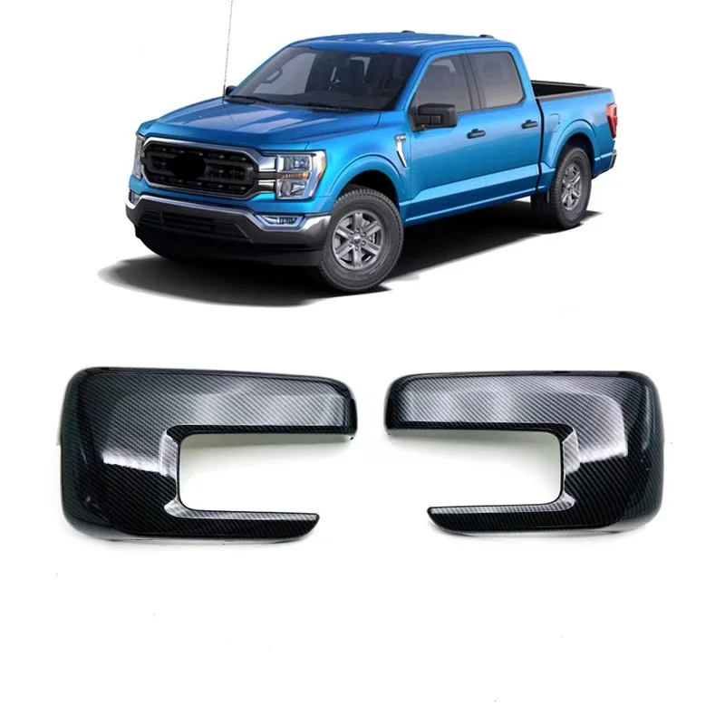 

2021 F-150 Mirror Cover Fit For 2021 2022 2023 F150 F-150 Limited Car Styling Chormed Side Mirror Cover Carbon