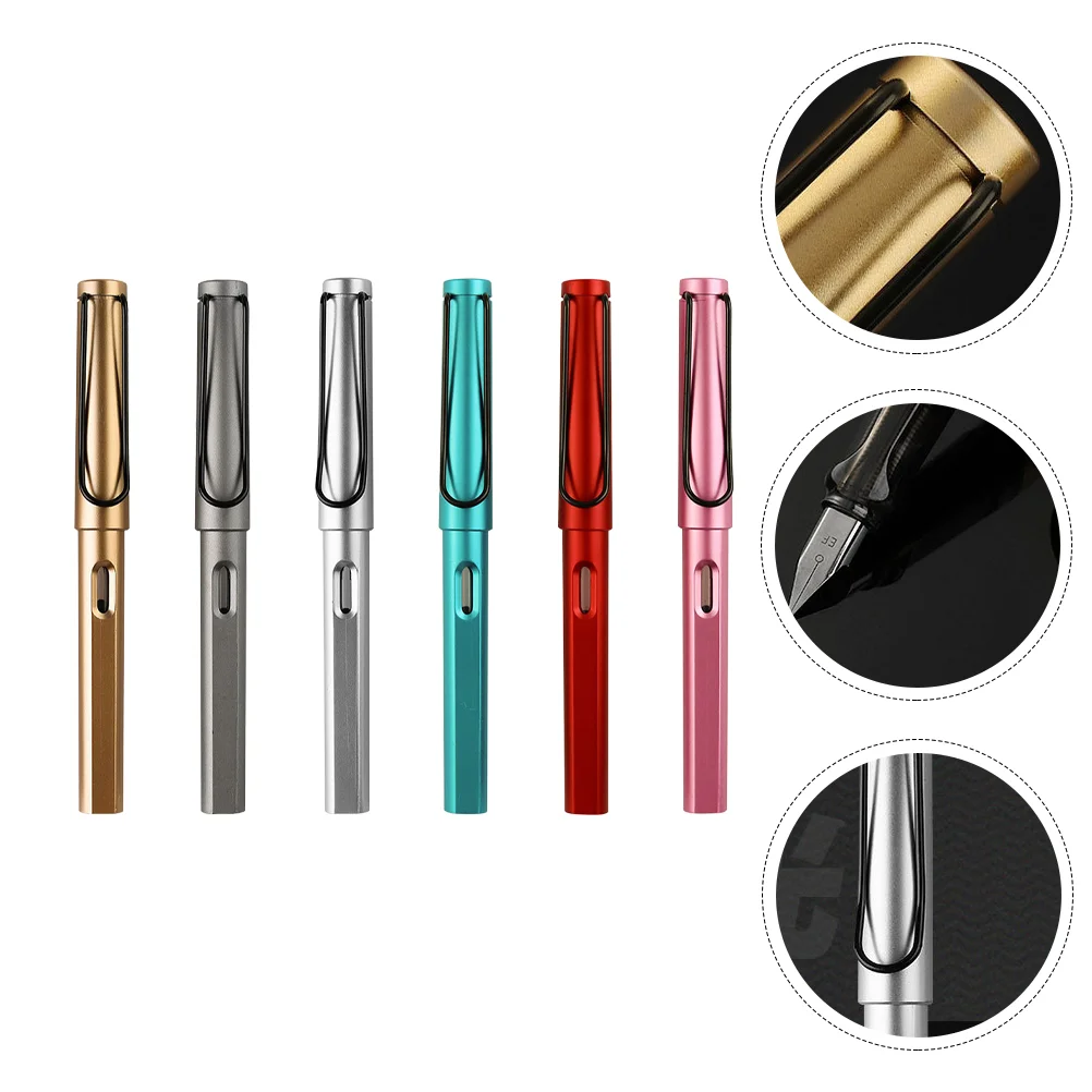 

Pen Ink Fountain Writing Holderset Pens Fine Accessory Nib Straight Practice Oblique Beginners Calligraphy Refillable Point
