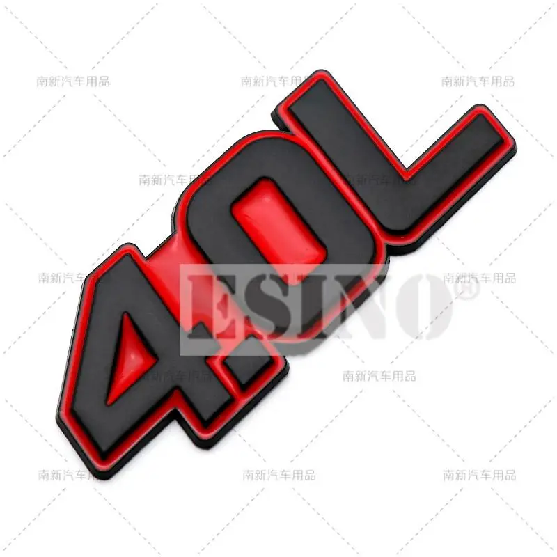 

Автомобильный Стайлинг 3D металлический хромированный цинковый сплав клейкая эмблема 3.0L 3.5L 4.0L 4.6L 4.7L корпус аксессуар для багажника