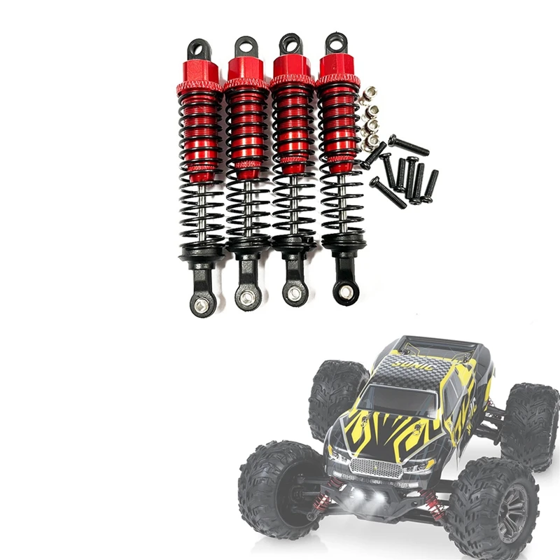 4 шт. металлический масляный амортизатор для LAEGENDARY BEZGAR 1/12 1/16 детали обновления