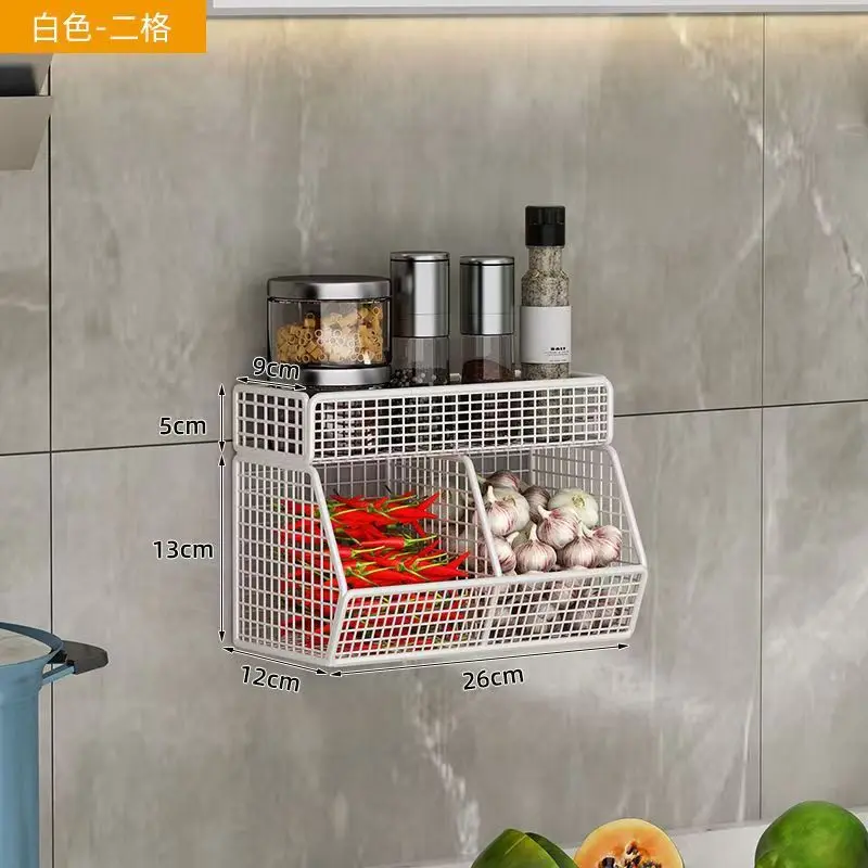 

Настенный органайзер для чеснока, лука и имбиря