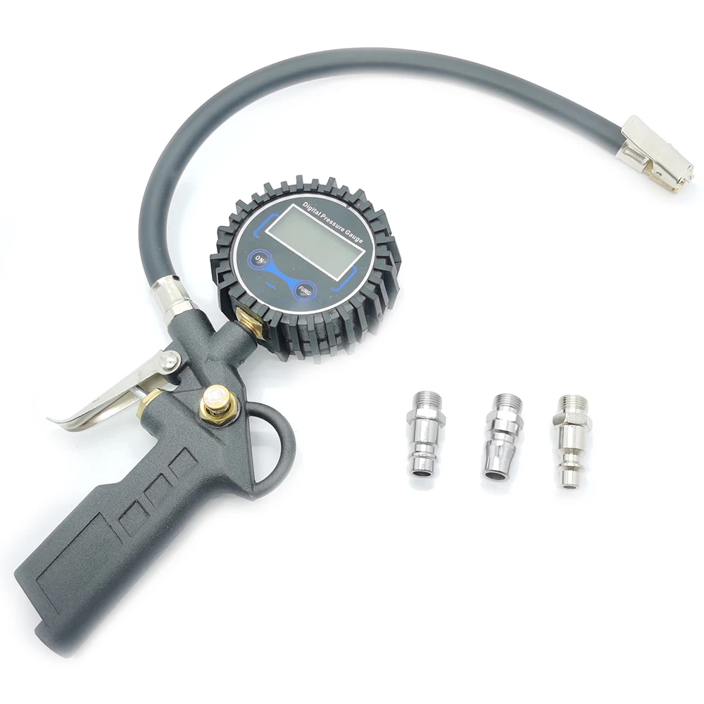 

Neoteck Digital Car EU Tire Air Pressure Inflator Gauge LCD Display LED Backlight Vehicle Tester Inflation Monitoring Manometro