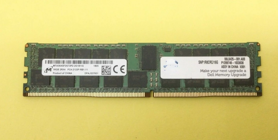 

Серверная память R630 R730 R930 R430 16 Гб DDR4 2133P ECC REG