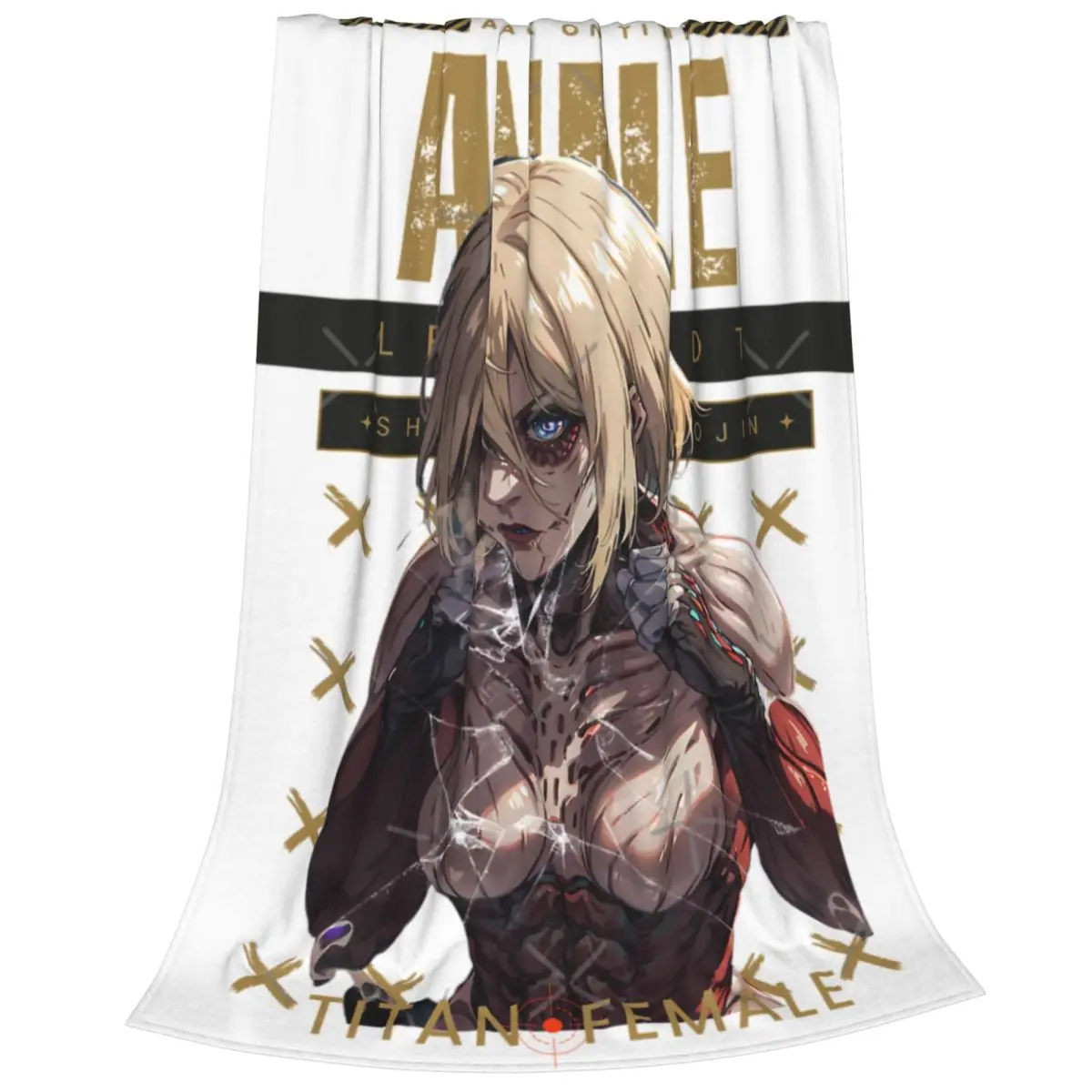 Женское одеяло для активного отдыха покрывало на кровать с рисунком аниме Arth