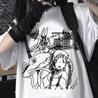 Футболка Miyazaki Hayao женская с рисунком из японского аниме-студии, мультяшная женская футболка с рисунком в виде змеиной розы, Y2k