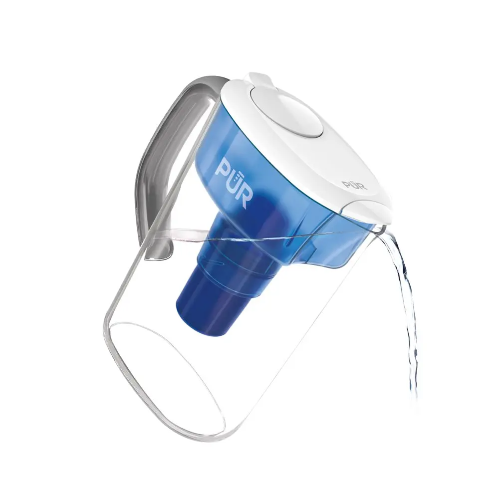 

NEW 7 Cup Pitcher Filtration System White and Blue PPT700WA