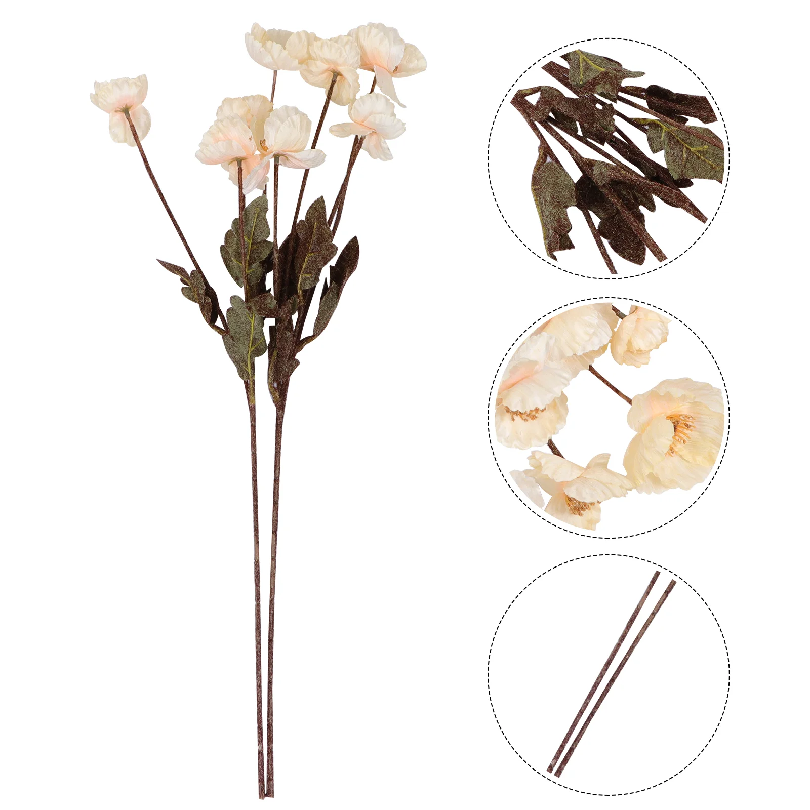 

Искусственные цветы, искусственные цветы, мини-украшения, шелковая ткань, для невесты, для свадьбы на открытом воздухе, 2 шт.