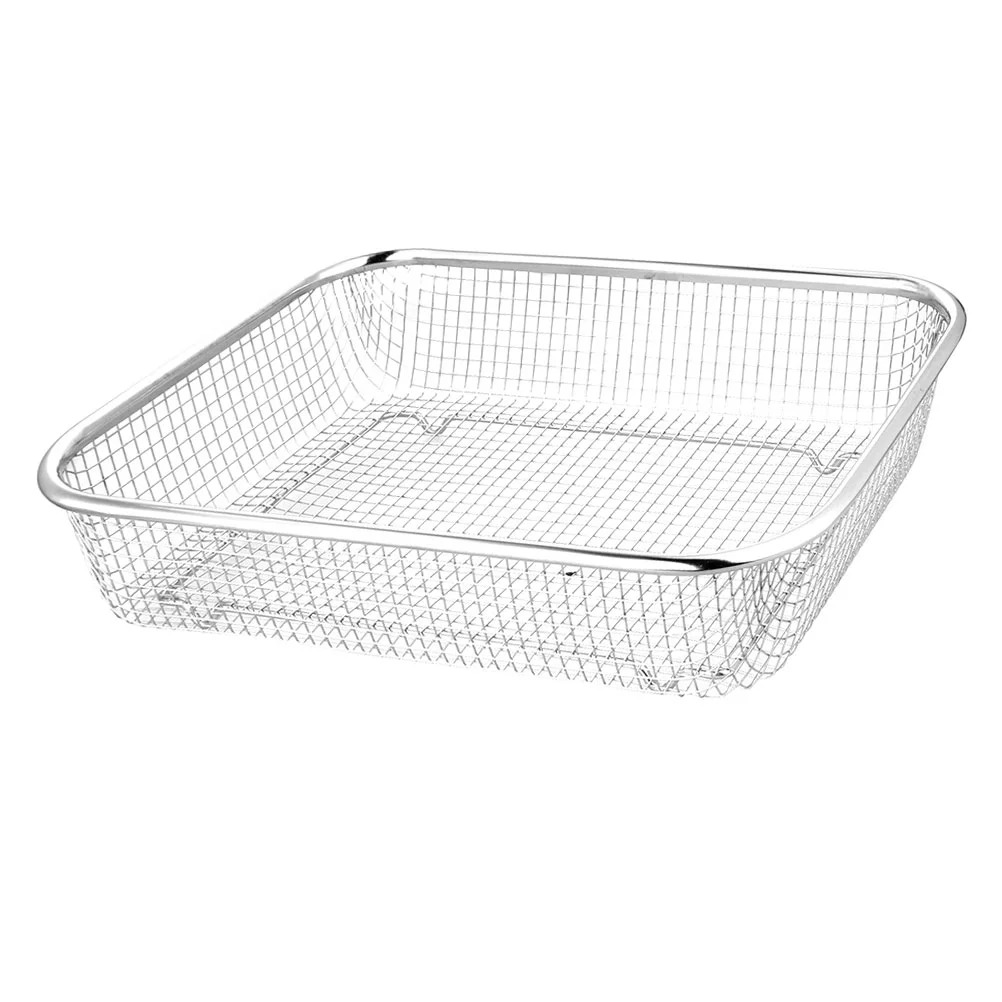 

Basket Strainer Colander Mesh Fruit Sink Metal Kitchen Vegetable Wire Washing Stainless Steel Drainingdrain Bowl
