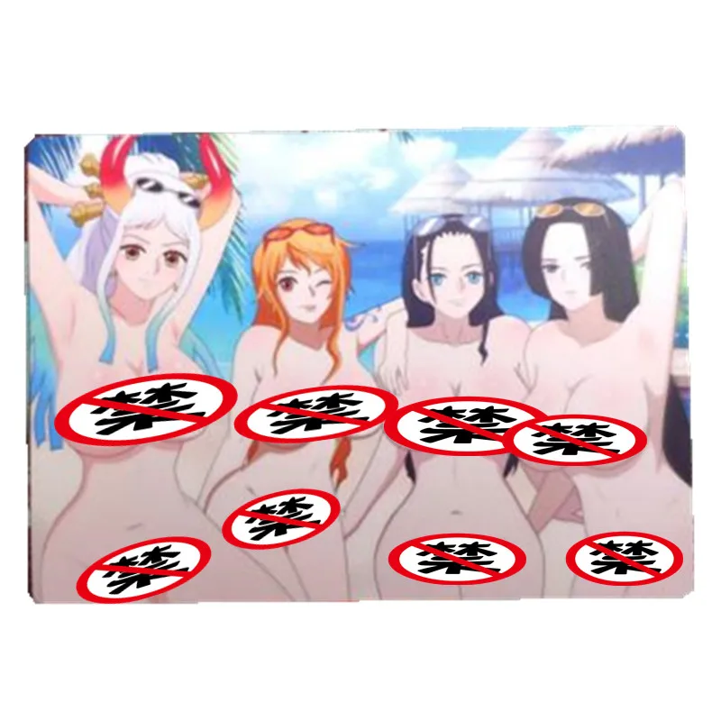

2023 Anime One Piece Nami Uta Demon Slayer Kamado Nezuko ACG Cosplay Nude Sexy Card Game Toy Hobby Manga Collectible Gift Card
