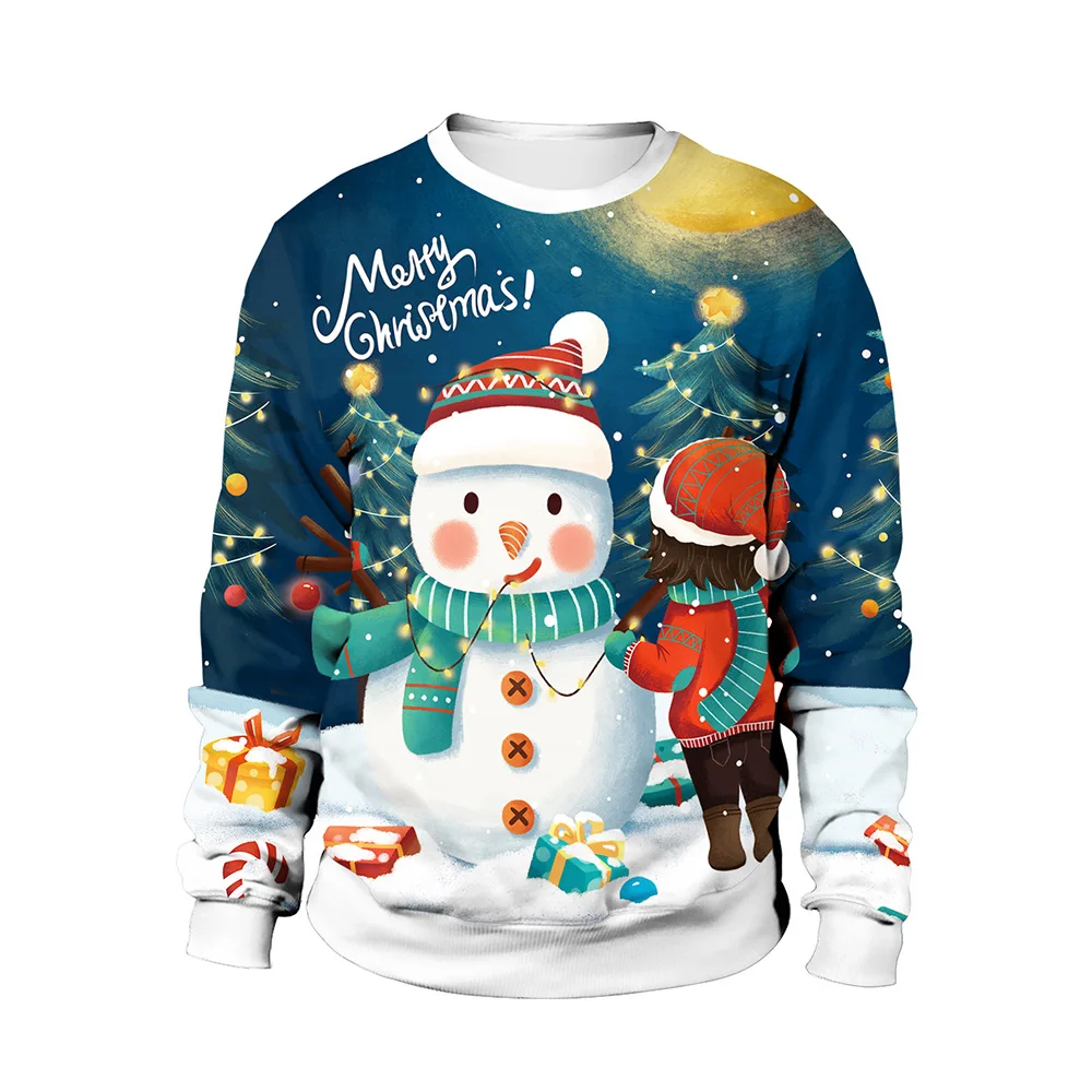 

Christmas Hoodies Sweatshirt Men Hoodie Oversize Sweatshirt Women Print Streetwear Festival New Year Men Couple Pullover Hoodies