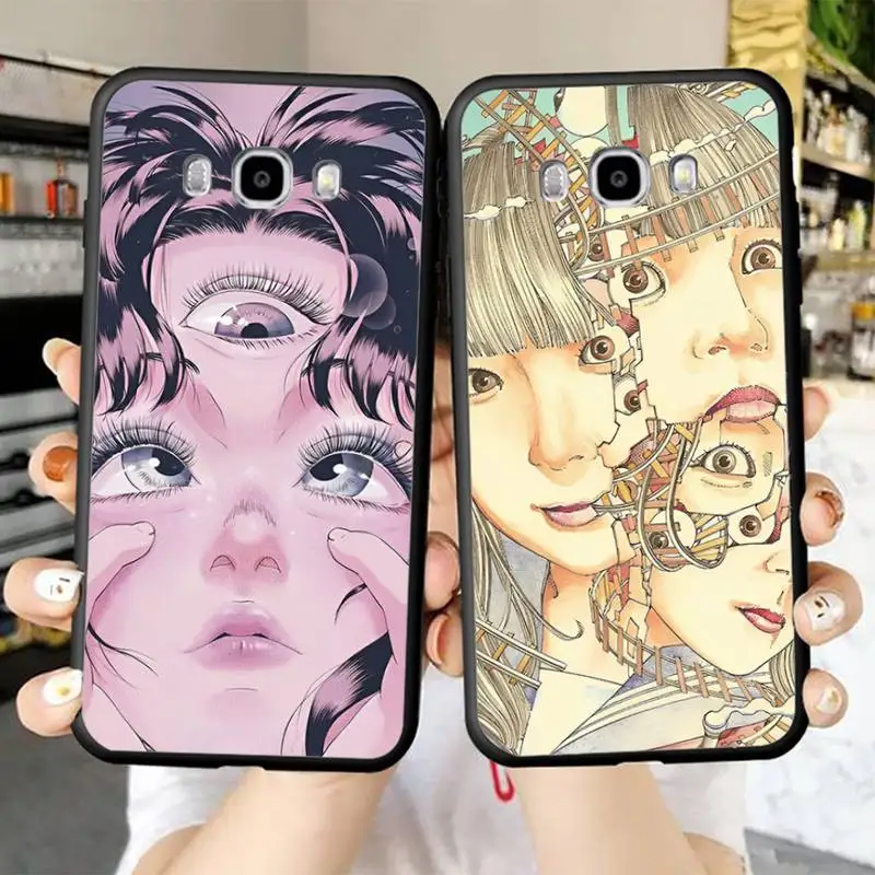 

shintaro kago Horror cartoons Phone Case for Samsung J 2 3 4 5 6 7 8 prime plus 2018 2017 2016 core