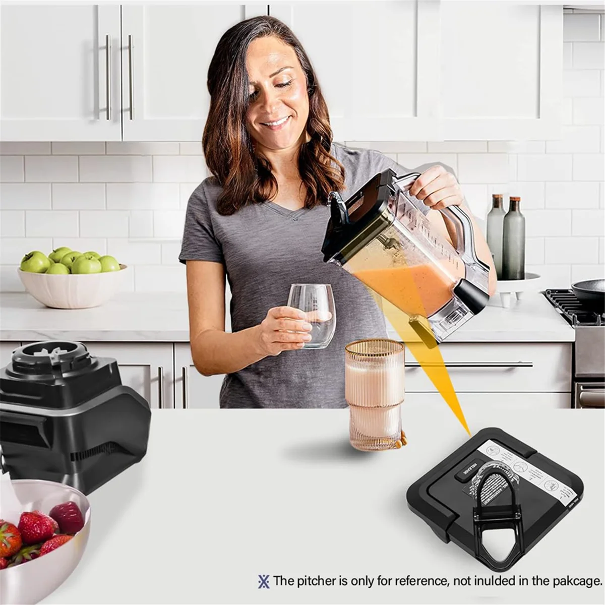 Сменная крышка с фиксирующей крышкой для планшетов рабочая 72 унции XL сменная