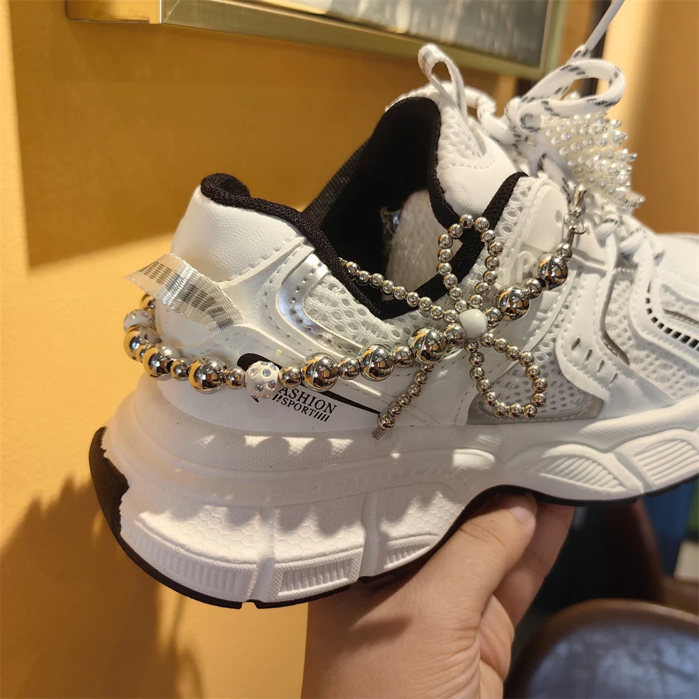 Y2K подвеска с бантом из бисера подвесной ремешок для телефона iPhone Samsung аксессуары