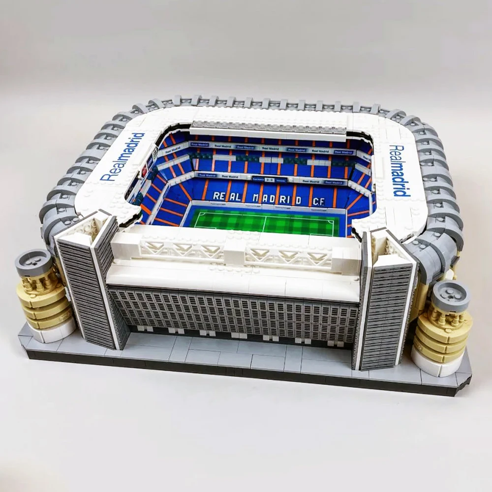 10299 5876pcs Ideas Famous Santiago Bernabéu Stadium Real Madrid Moc Bricks Modular Landmark Model Building Block Kids Toy Gifts - купить по
