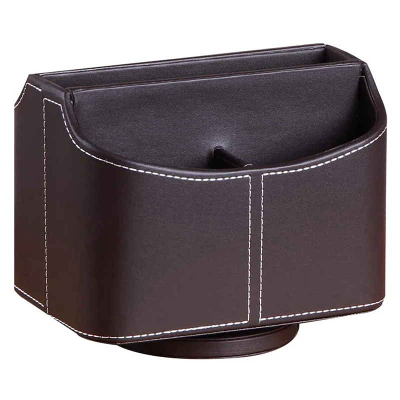 

Из искусственной кожи вращающийся на 360 градусов пульт дистанционного управления/коробка для хранения с управлением, вращающаяся ТВ-гид/по...