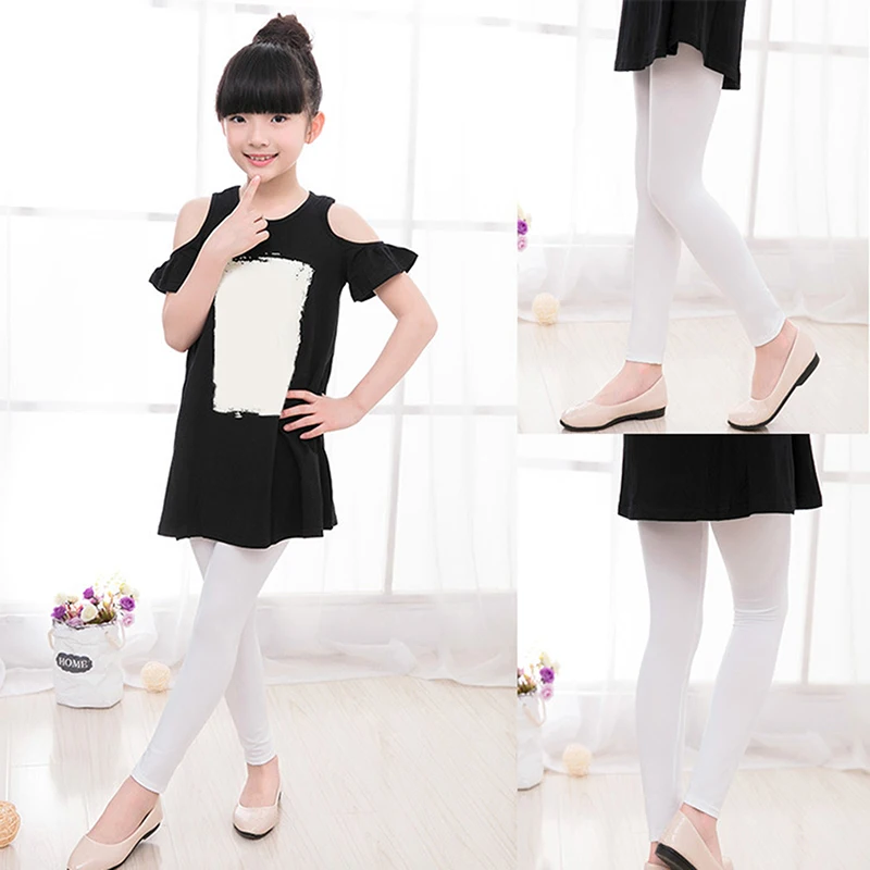 

Girl Pants Spring Summer Candy Color Girls Shiny Leggings Skinny Pants Children Kids Elastic Leggings Solid Color Trousers