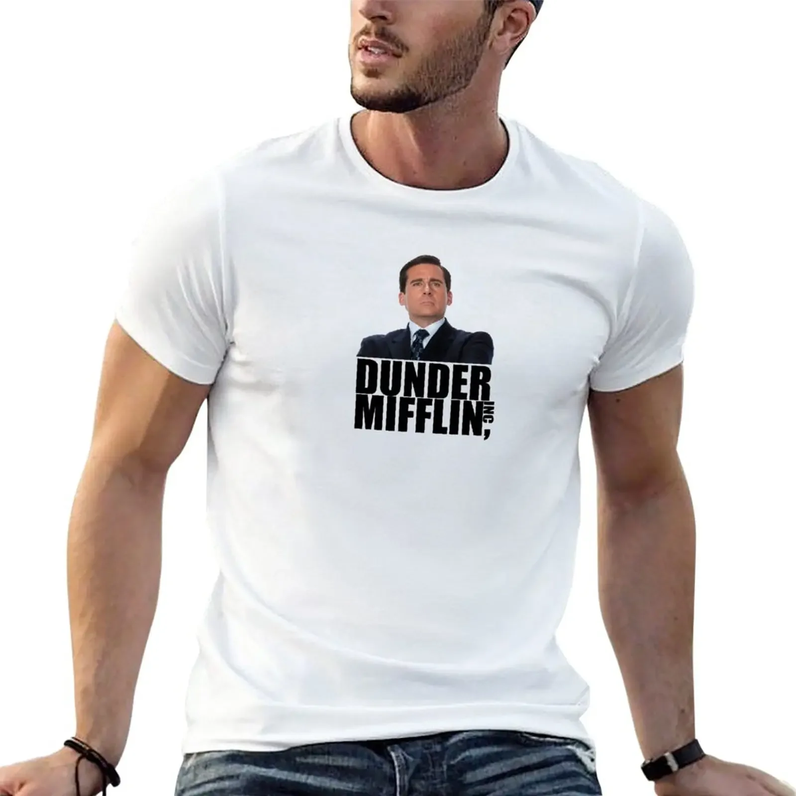 Футболка Dunder Mifflin летняя одежда Потрясающие мужские рубашки