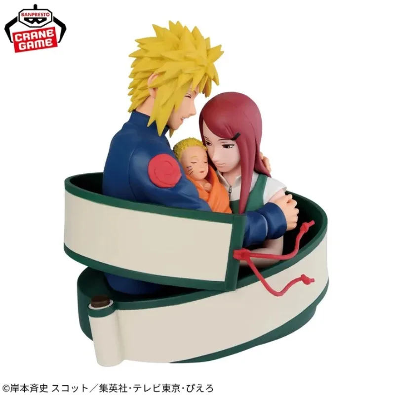 Фото Оригинальные коллекционные фигурки BANDAI NARUTO 72 серии: Намиказе Минато, Узумаки Кушина, Наруто. Аниме-фигурки, модельные игрушки, подарок на праздник. №4