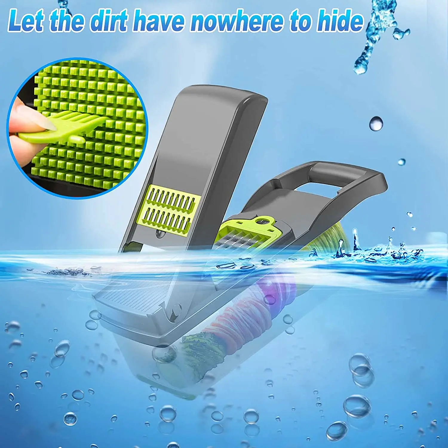 Многофункциональная овощерезка 8 в 1 измельчитель для моркови картофеля лука с