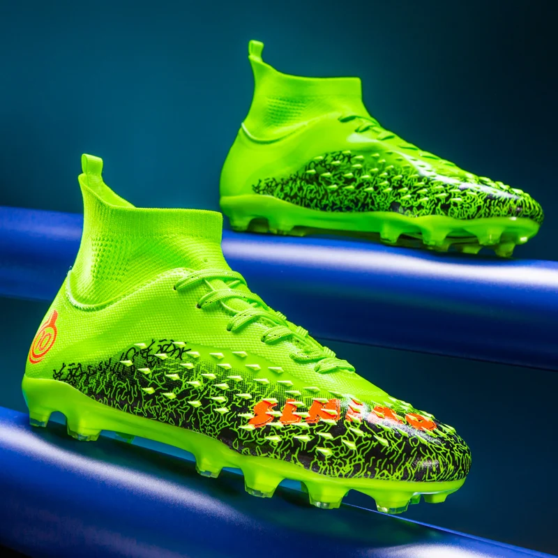 Стильная крутая футбольная спортивная обувь унисекс мужские носки до щиколотки