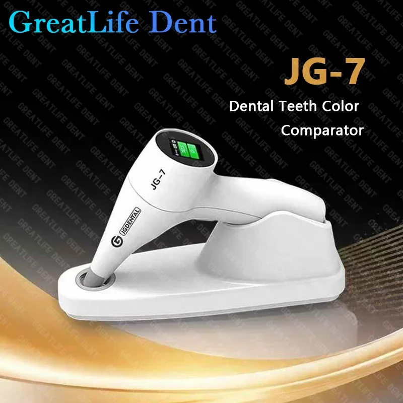 Фото GreatLife Dent Стоматологический инструмент Цифровая колориметрическая направляющая Корректор ЖК-экран Беспроводной стоматологический фотоэлектрический компаратор цвета зуба №2
