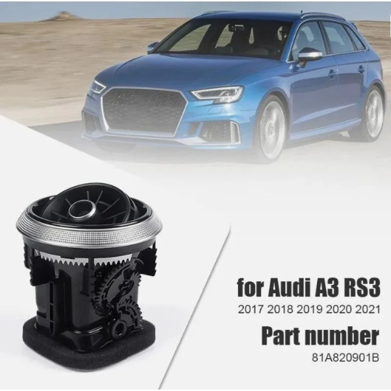 Фото Вентиляционная решетка кондиционера для Audi A3 S3 RS3 Sportback 81A 2017 2018 2019 2020 2021, вентиляционный узел приборной панели 81A820901B №1