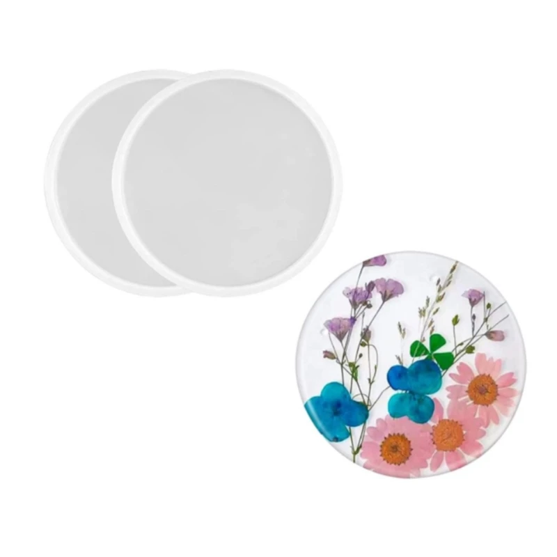 Формы для подставок эпоксидной смолы круглые формы литья чашек украшений