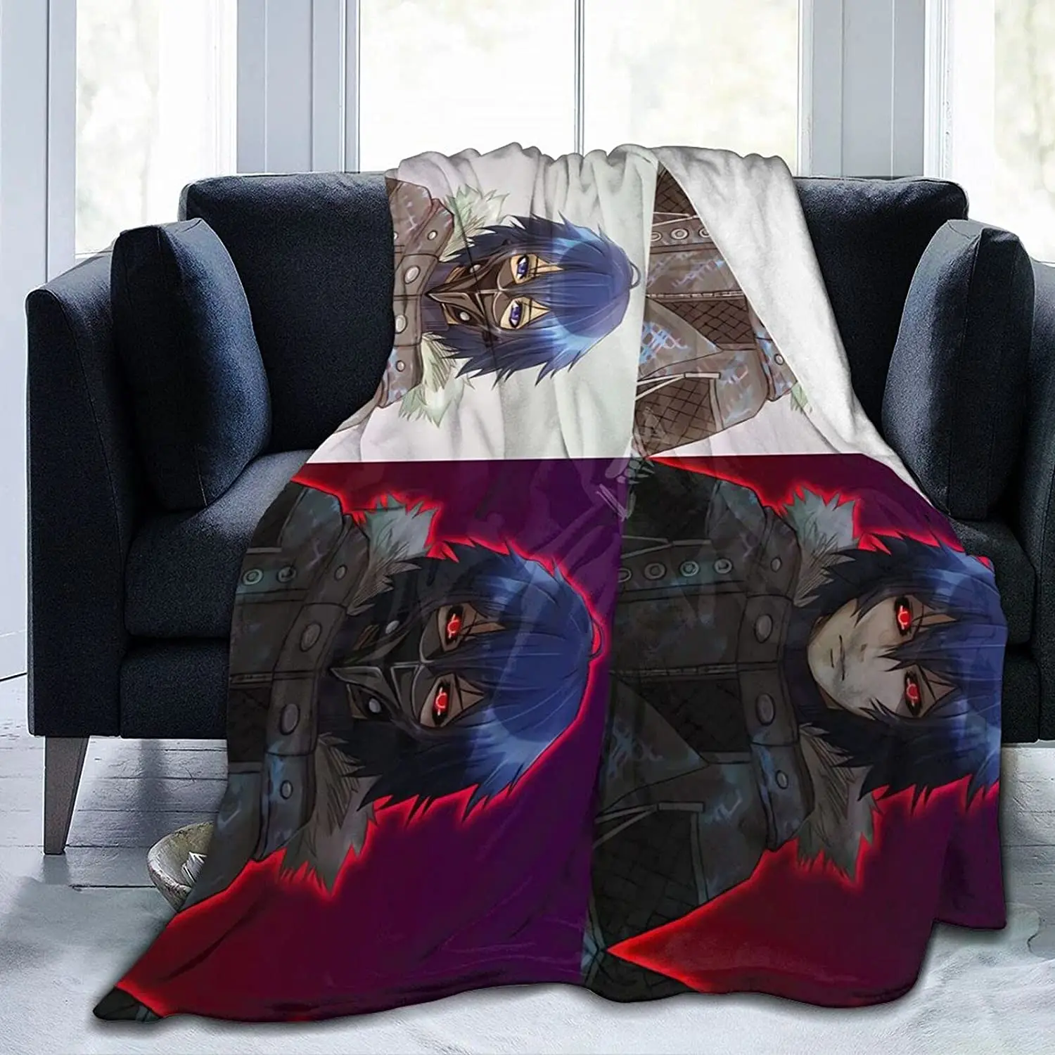 

Ayato Kirishima Fluffy Soft and Comfortable Blanket, Anime Warm Embrace of Sympathy