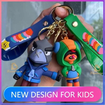 Лидер продаж 3D мультяшный брелок аксессуары Bibi Bull Hero школьный с подвеской