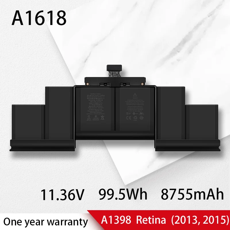 

Аккумулятор A1618 для ноутбуков Apple MacBook Pro, 11,36 в, 2015 Вт/ч, 15 дюймов, Retina A1398, 00079 год, 020-, MJLQ2LL/A, MJLT2LL/A, с инструментами
