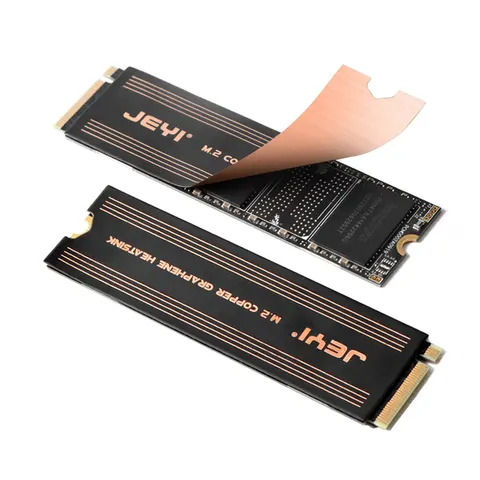 JEYI графеновая медная фольга M.2 радиатор SSD, NVMe NGFF 2280 Графеновый охладитель SSD радиатор для ноутбука ПК PS5 2280 привод 2-Pack