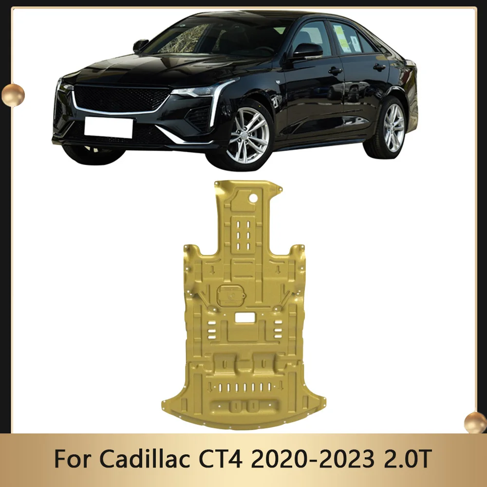 

Engine Chassis Baffle Protection Plate Lower Guard Plate Engine Shield For Cadillac CT4 2020-2023 2.0T Protector Fender